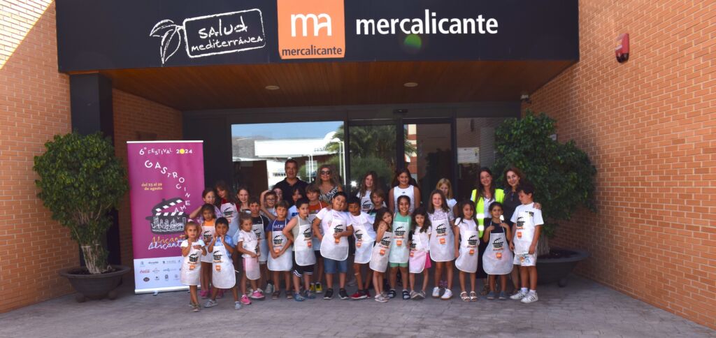 Mercalicante Gastro Cinema culmina su programa de actividades en Mercalicante con un taller de alimentación saludable para niños y niñas